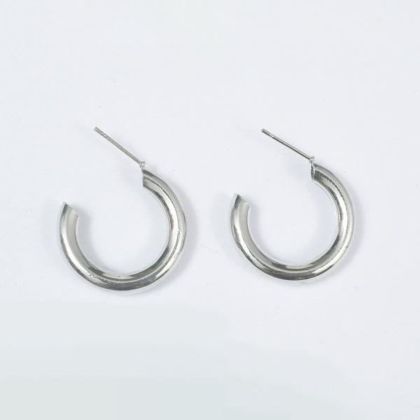 Silver Halo Earrings