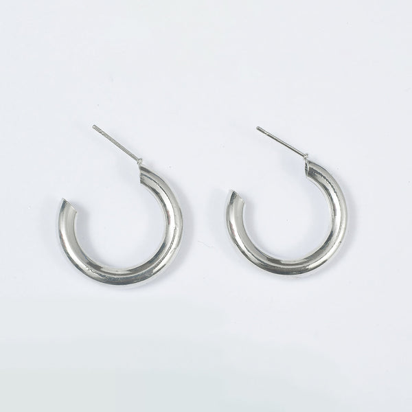 Silver Halo Earrings