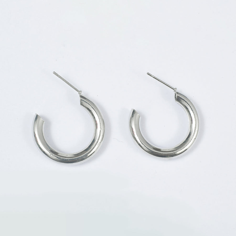 Silver Halo Earrings