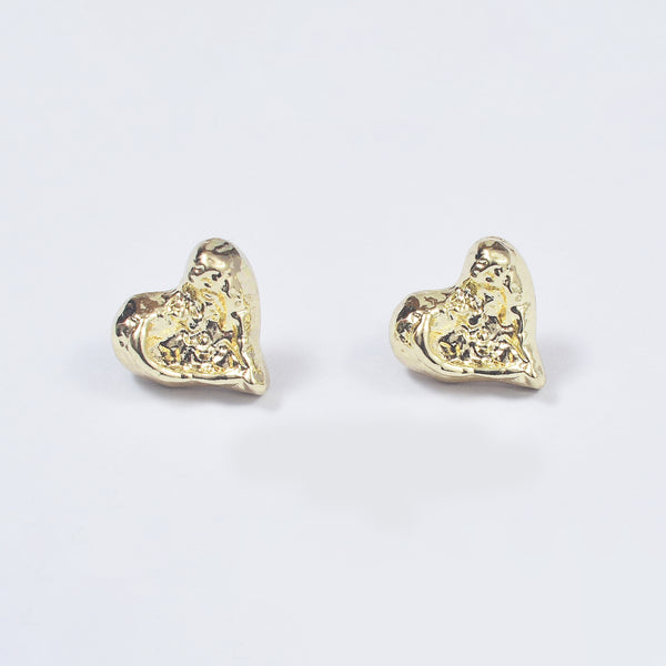 Melted Heart Earrings