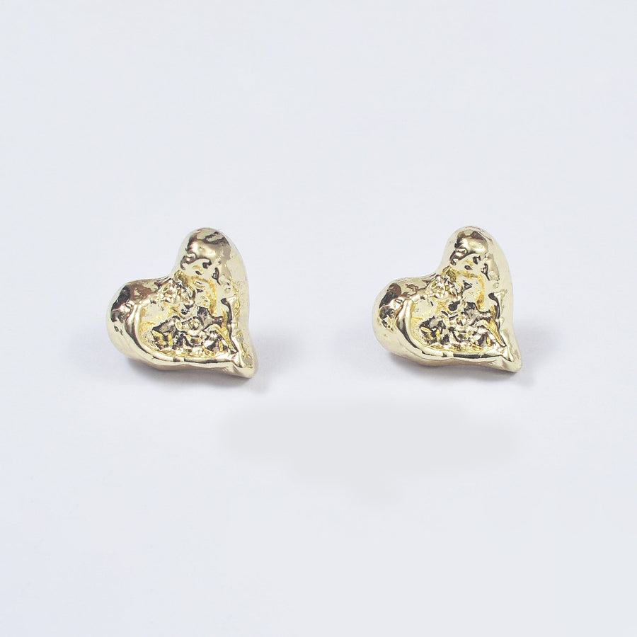 Melted Heart Earrings