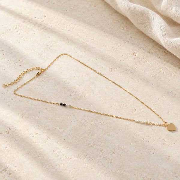 Black Hearts Necklace - PRIVA Fashion styled photo