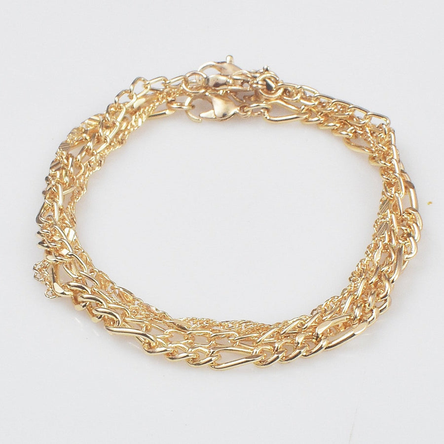 Classic Gold Chain Stack