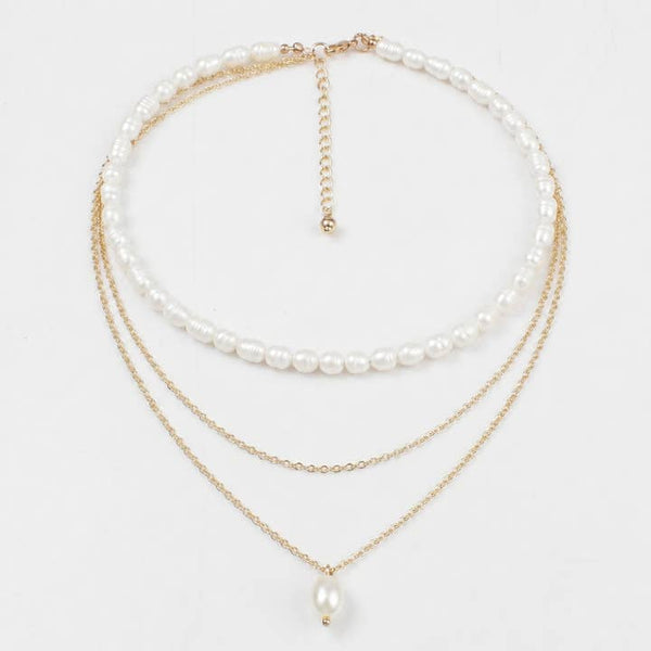Pearl Grace Necklace Set - PRIVA Fashion product photo