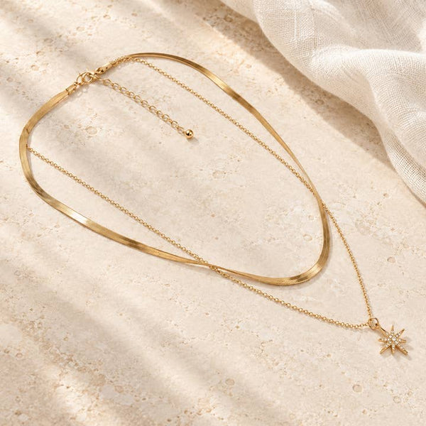 Star Burst Necklace - PRIVA Fashion styled photo