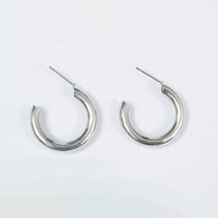Silver Halo Earrings thumbnail 2