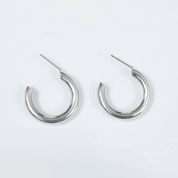 Silver Halo Earrings - PRIVA Fashion product photo