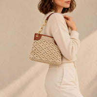 Ivory Chain Shoulder Bag thumbnail 1