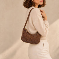 Embellished Crescent Hobo Bag thumbnail 1
