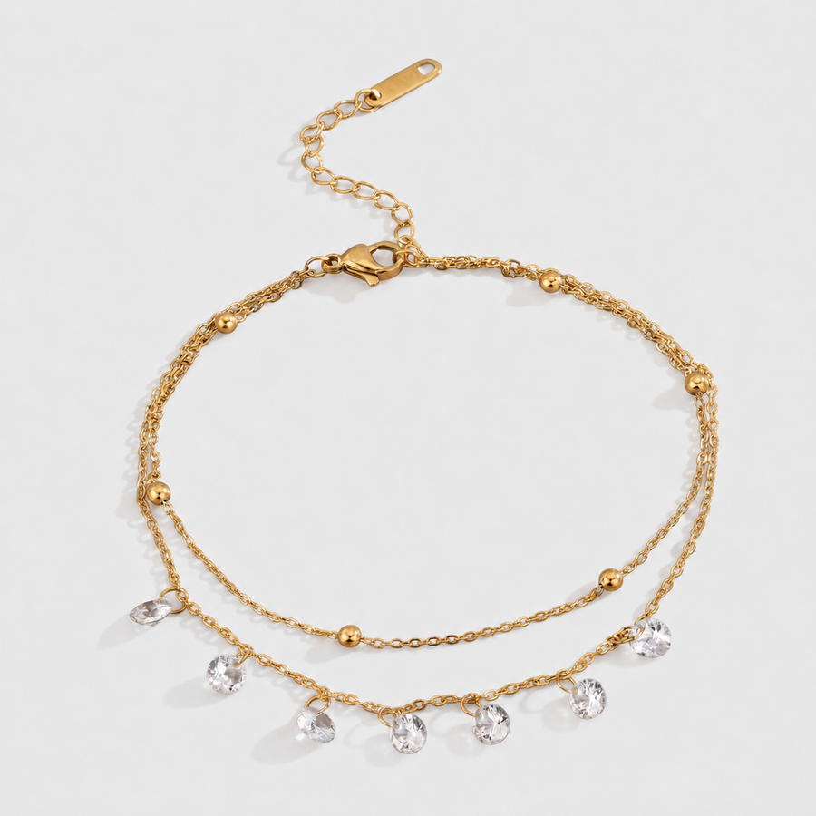 Crystal Drape Bracelet