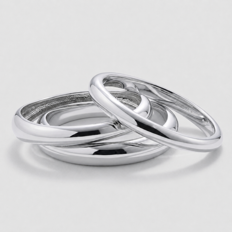 Silver Essence Bangles