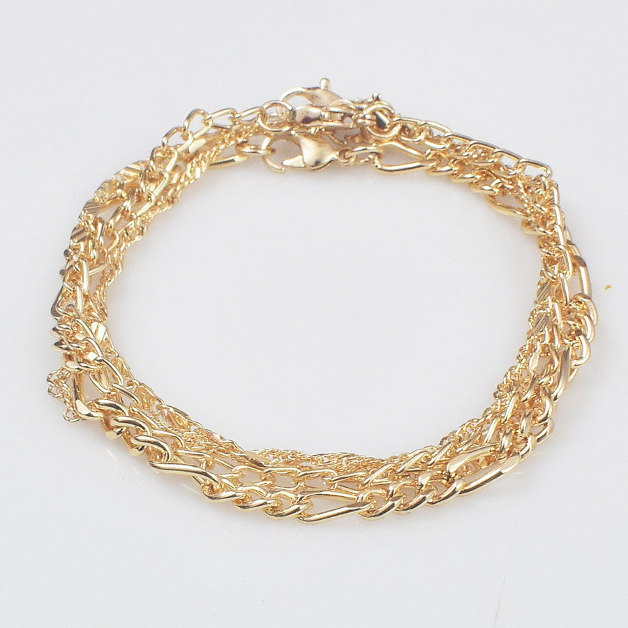Classic Gold Chain Stack