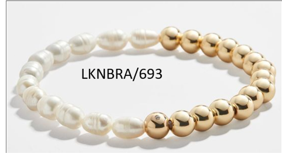 Golden Essence Pearl Bracelet