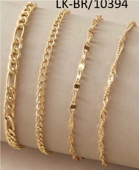Classic Gold Chain Stack