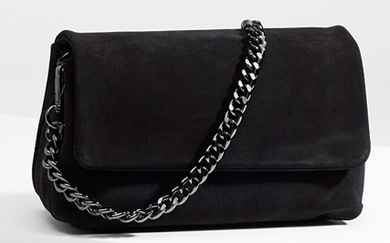 Elegant Black Chain Crossbody Bag