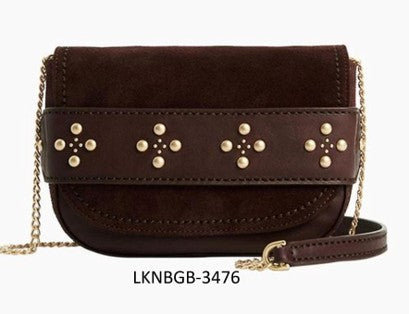 Heritage Stud Accent Shoulder Bag