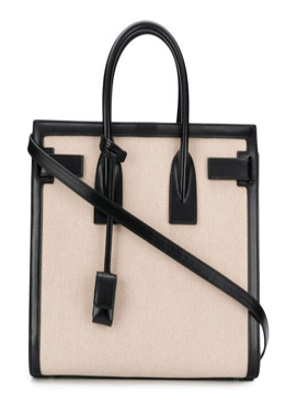 Timeless Black & Beige Tote Bag