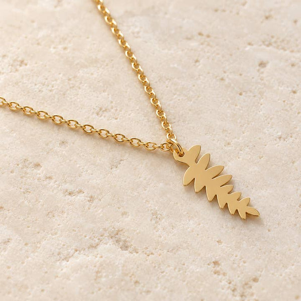 Golden Leaf Necklace - PRIVA Fashion detail photo