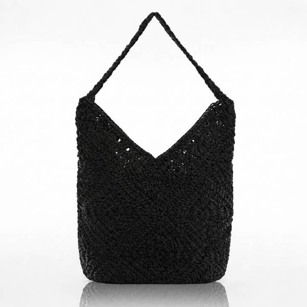 Midnight Sequin Crescent Shoulder Bag - PRIVA Fashion product photo