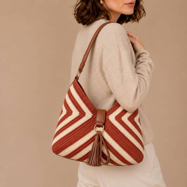Chevron Woven Hobo