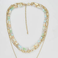 Golden Bloom Layered Necklace thumbnail 2