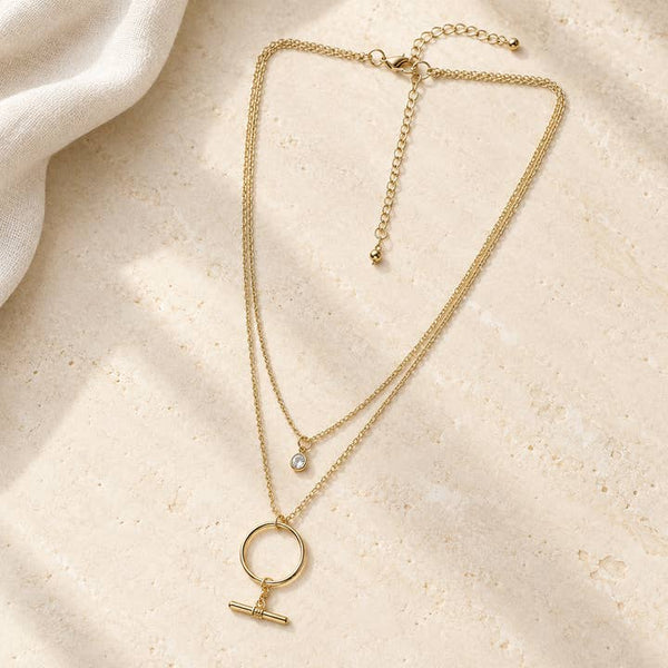Eterna Halo Necklace - PRIVA Fashion styled photo