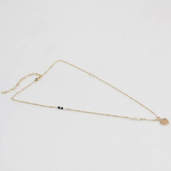 Black Hearts Necklace - PRIVA Fashion product photo